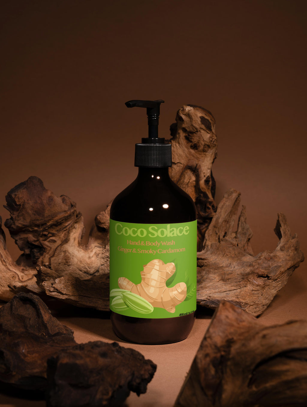 Hand & Body Wash, Ginger & Smoky Cardamom