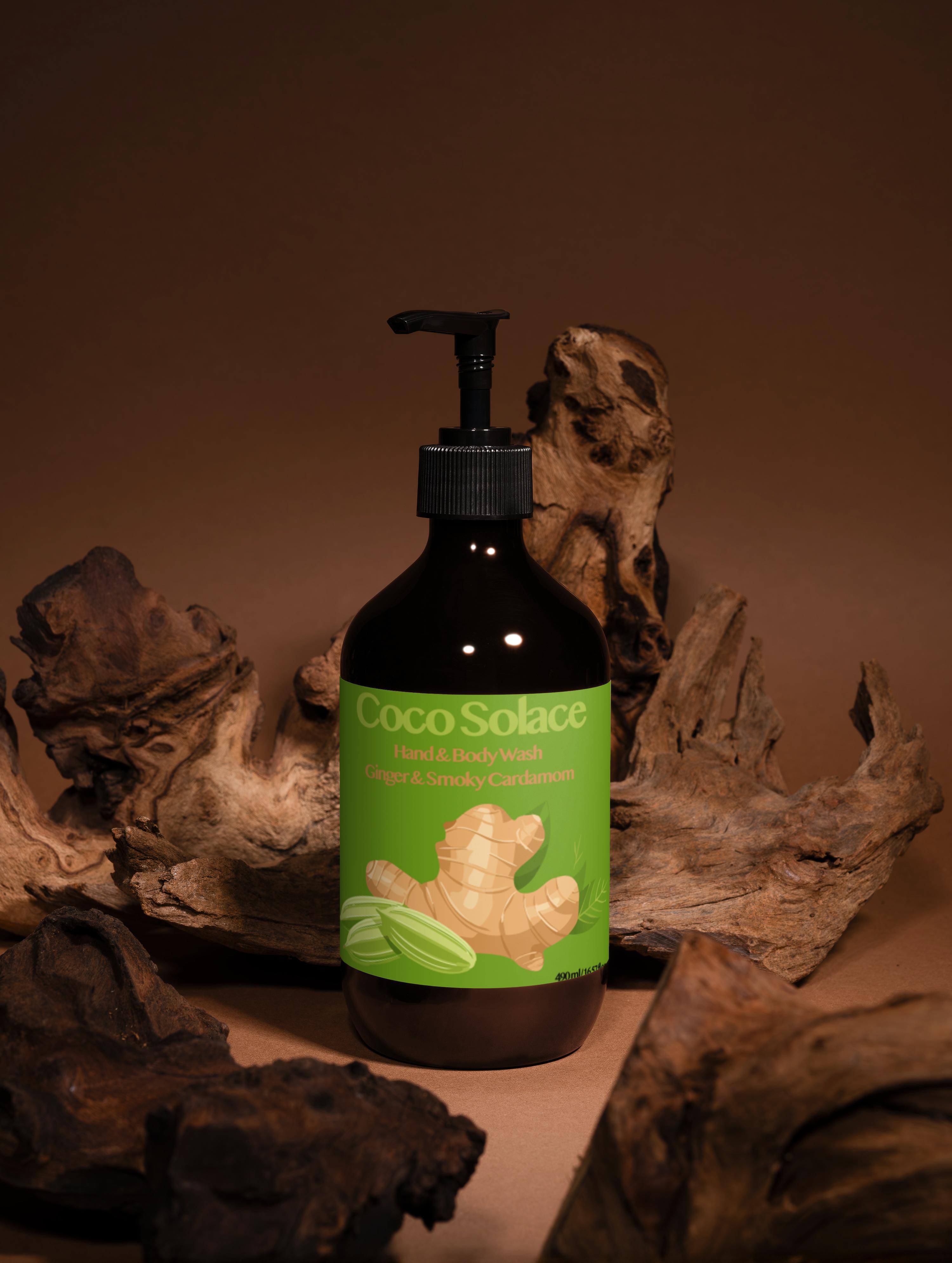 Hand & Body Wash, Ginger & Smoky Cardamom