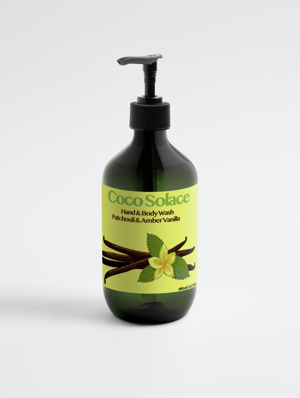 Hand & Body Wash, Patchouli & Amber Vanilla