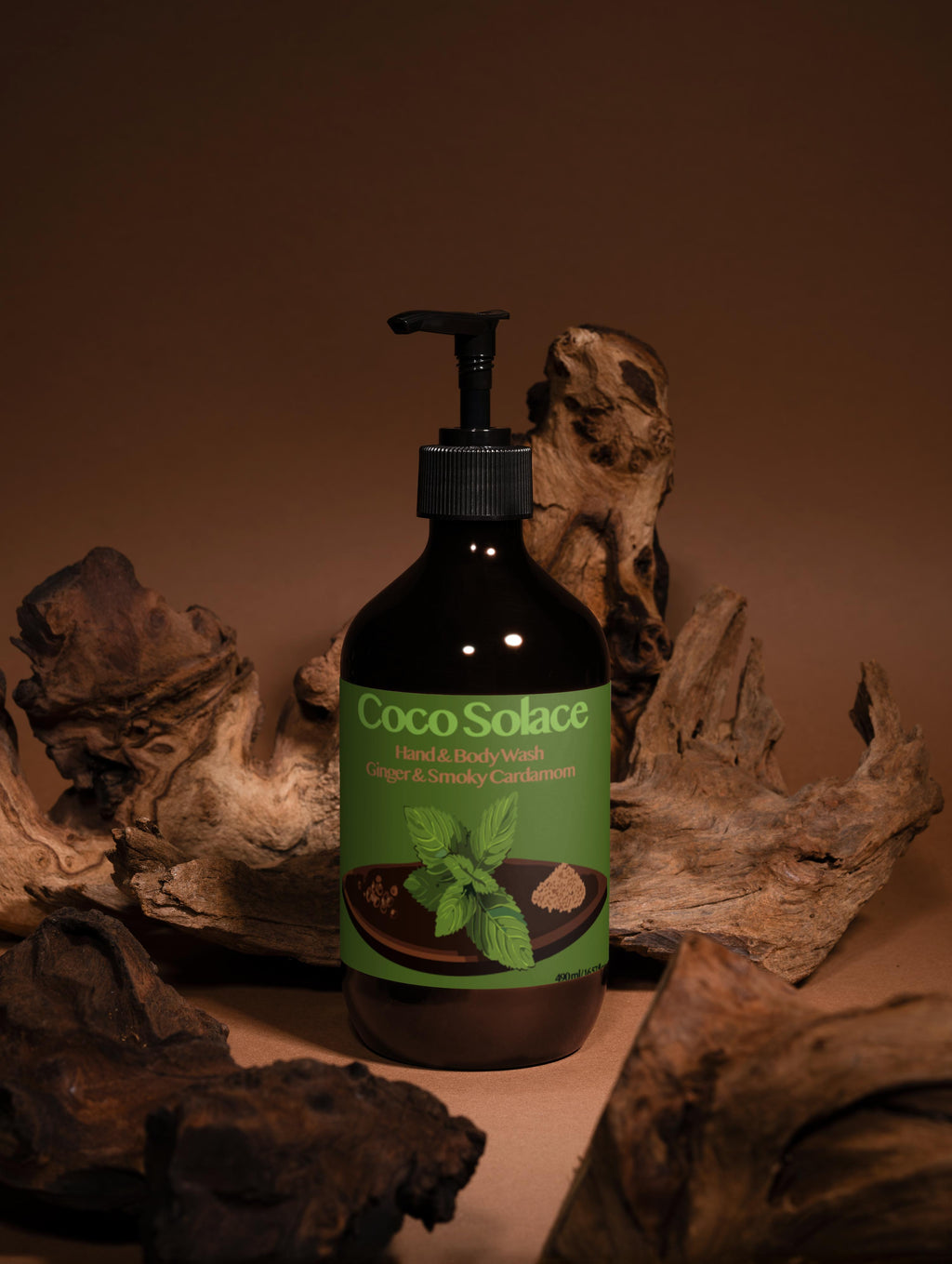 Hand & Body Wash, Peppermint & Dark Cedar