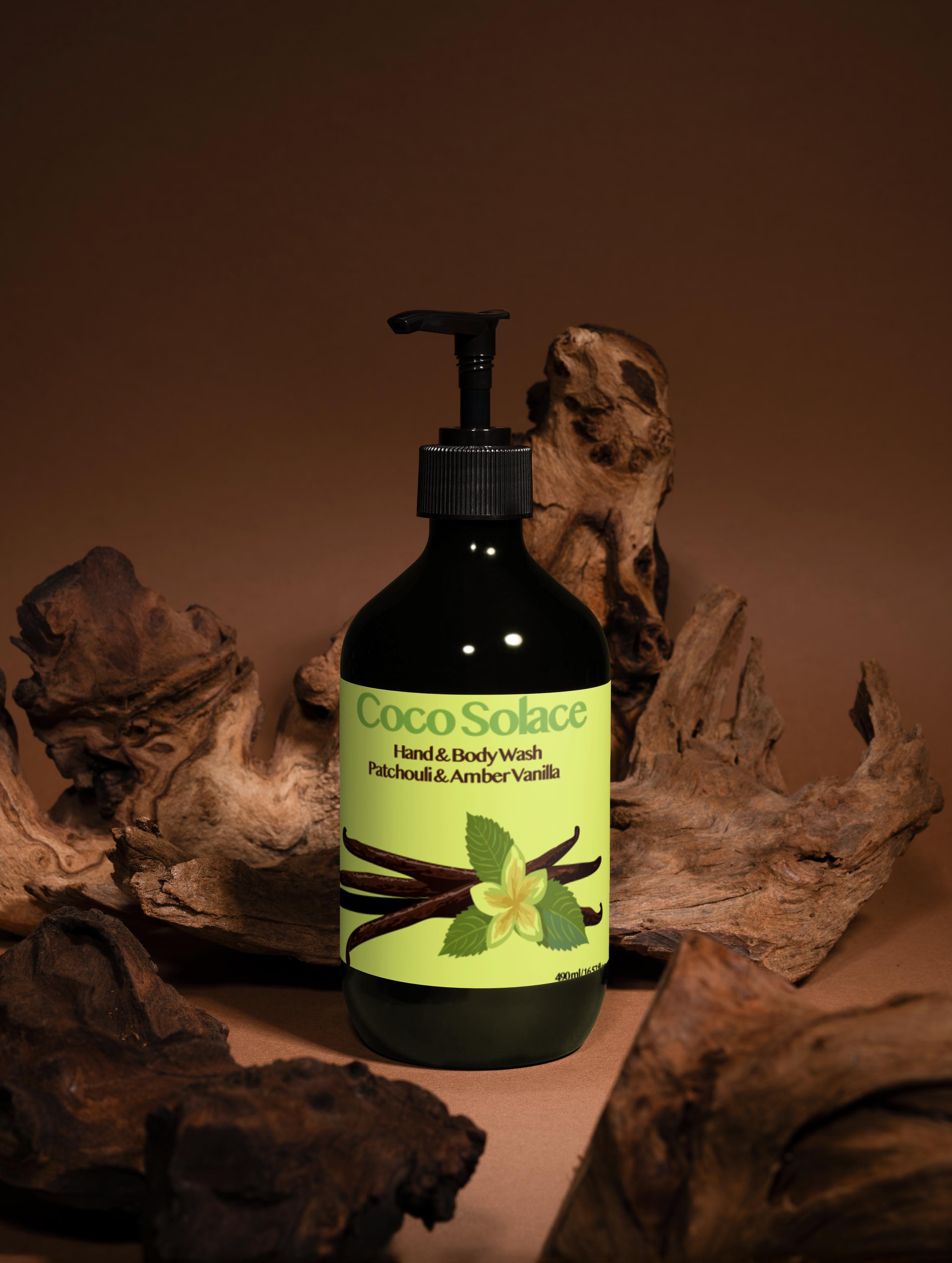 Hand & Body Wash, Patchouli & Amber Vanilla