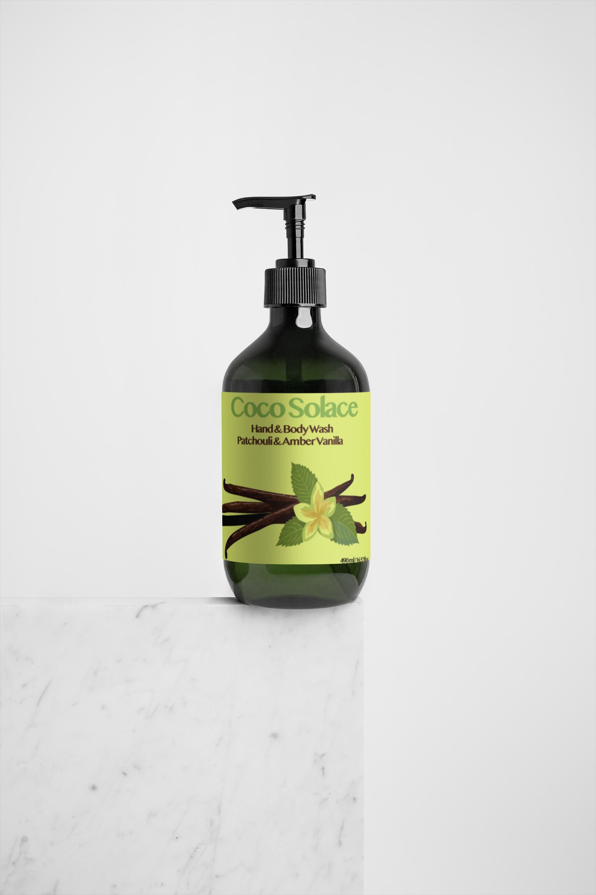 Hand & Body Wash, Patchouli & Amber Vanilla