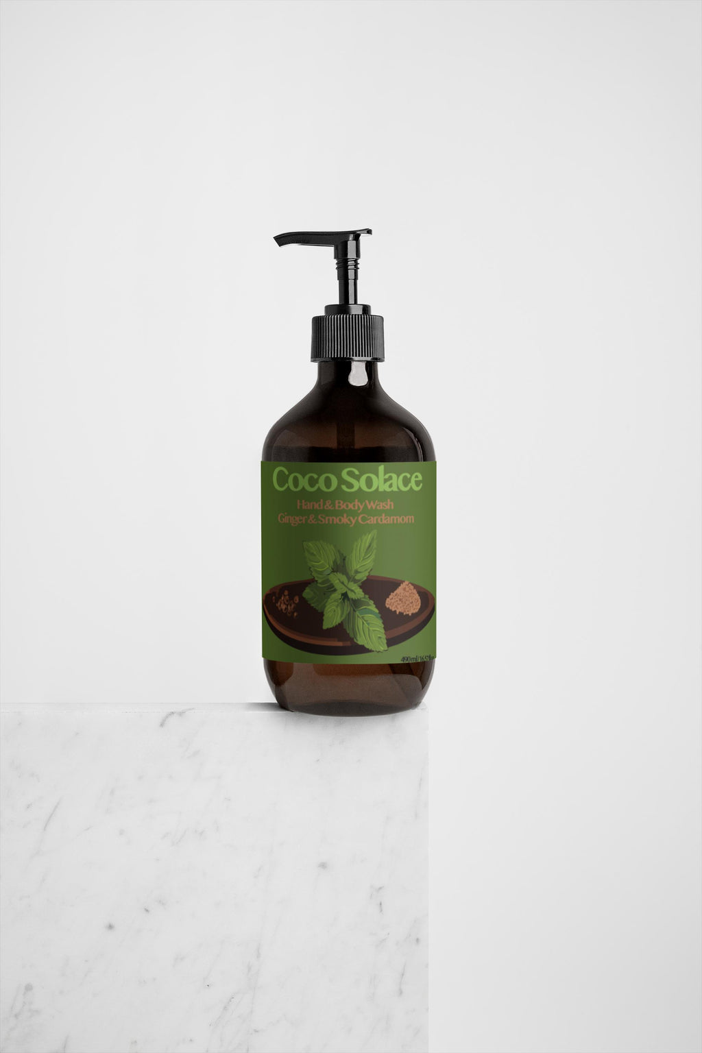 Hand & Body Wash, Peppermint & Dark Cedar